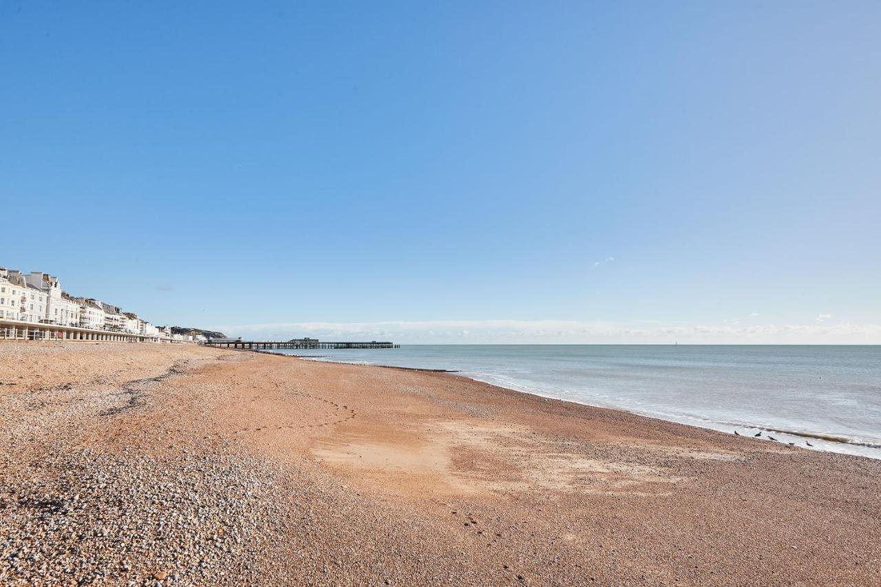 Beautiful Sea View Apartment In St Leonards On Sea Exterior foto